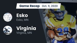 Recap: Esko  vs. Virginia  2020
