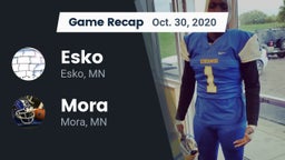 Recap: Esko  vs. Mora  2020