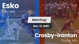 Matchup: Esko vs. Crosby-Ironton  2020
