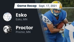 Recap: Esko  vs. Proctor  2021