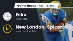 Recap: Esko  vs. New London-Spicer  2021