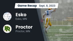 Recap: Esko  vs. Proctor  2023