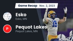 Recap: Esko  vs. Pequot Lakes  2023