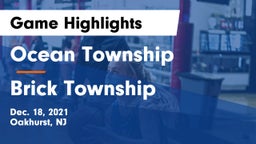 Ocean Township  vs Brick Township  Game Highlights - Dec. 18, 2021