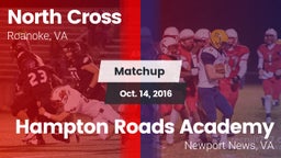 Matchup: North Cross vs. Hampton Roads Academy  2016