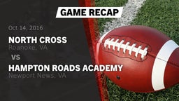 Recap: North Cross  vs. Hampton Roads Academy  2016