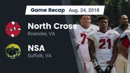 Recap: North Cross  vs. NSA 2018