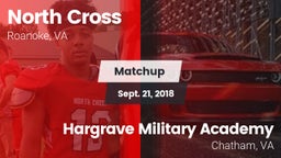 Matchup: North Cross vs. Hargrave Military Academy  2018