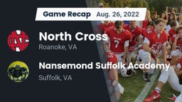 Recap: North Cross  vs. Nansemond Suffolk Academy 2022