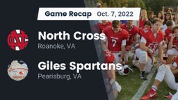 Recap: North Cross  vs. Giles  Spartans 2022