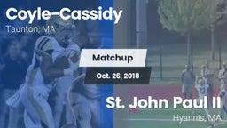 Matchup: Coyle-Cassidy vs. St. John Paul II  2018