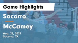 Socorro  vs McCamey  Game Highlights - Aug. 25, 2023