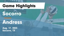 Socorro  vs Andress  Game Highlights - Aug. 17, 2023