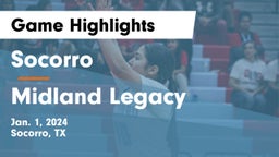 Socorro  vs Midland Legacy  Game Highlights - Jan. 1, 2024