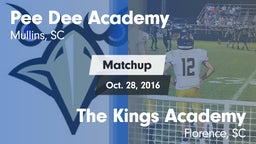 Matchup: *** Dee Academy vs. The Kings Academy 2016