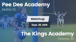 Matchup: *** Dee Academy vs. The Kings Academy 2018