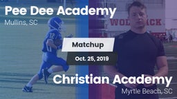Matchup: *** Dee Academy vs. Christian Academy  2019