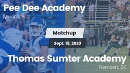 Matchup: *** Dee Academy vs. Thomas Sumter Academy 2020