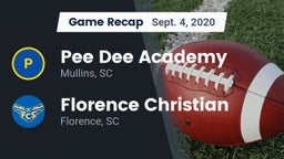 Recap: *** Dee Academy  vs. Florence Christian  2020