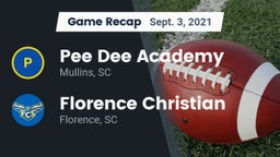 Recap: *** Dee Academy  vs. Florence Christian  2021