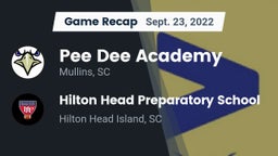 Recap: *** Dee Academy  vs. Hilton Head Preparatory School 2022