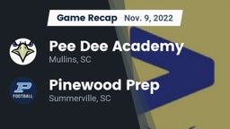Recap: *** Dee Academy  vs. Pinewood Prep  2022