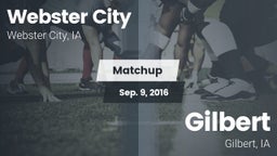 Matchup: Webster City vs. Gilbert  2016