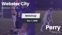 Matchup: Webster City vs. Perry  2016