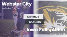Matchup: Webster City vs. Iowa Falls/Alden  2016