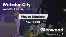 Matchup: Webster City vs. Glenwood  2016