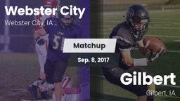 Matchup: Webster City vs. Gilbert  2017