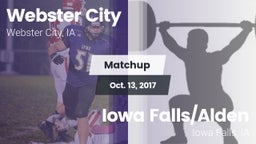 Matchup: Webster City vs. Iowa Falls/Alden  2017