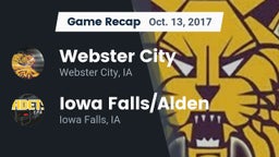 Recap: Webster City  vs. Iowa Falls/Alden  2017