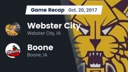 Recap: Webster City  vs. Boone  2017