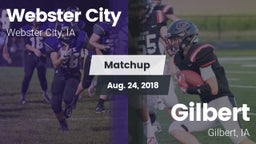 Matchup: Webster City vs. Gilbert  2018