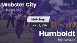 Matchup: Webster City vs. Humboldt  2018
