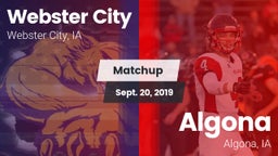 Matchup: Webster City vs. Algona  2019