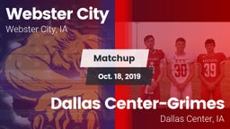 Matchup: Webster City vs. Dallas Center-Grimes  2019
