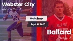 Matchup: Webster City vs. Ballard  2020