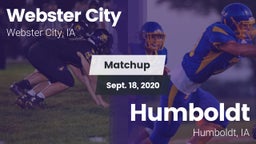 Matchup: Webster City vs. Humboldt  2020