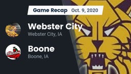 Recap: Webster City  vs. Boone  2020