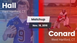 Matchup: Hall vs. Conard  2016