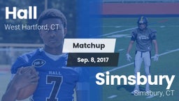 Matchup: Hall vs. Simsbury  2017