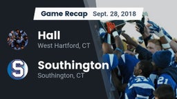 Recap: Hall  vs. Southington  2018