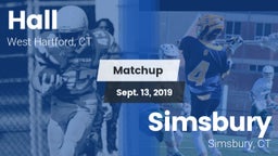 Matchup: Hall vs. Simsbury  2019
