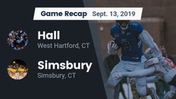 Recap: Hall  vs. Simsbury  2019