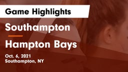 Southampton  vs Hampton Bays Game Highlights - Oct. 6, 2021