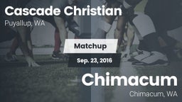 Matchup: Cascade Christian vs. Chimacum  2016