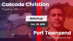 Matchup: Cascade Christian vs. Port Townsend  2016