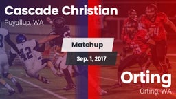 Matchup: Cascade Christian vs. Orting  2017